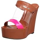 DAVIS By Ruthie Davis Women's Triple Strap Wedge