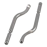 SODIAL(R)銀色のささくれ抜きツール　トリミングツールX10　タイプ：BS1018 - S100、サイズ（約）：4.7×0.3cm