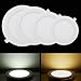 Lemonbest 12W Led Panel Light + LED Driver , Round Recessed Ceiling Downlight , Warm White