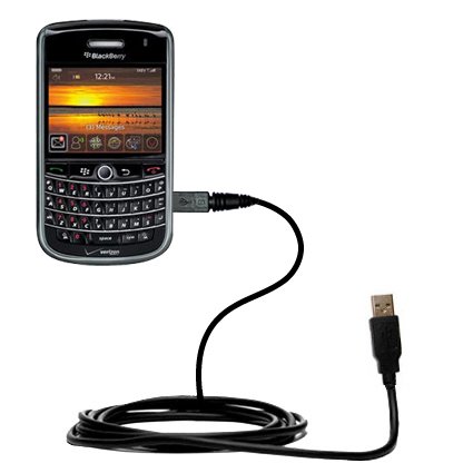 Classic Straight USB Cable for the Blackberry Tour with Power Hot Sync and Charge capabilities - uses Gomadic TipExchange Technology