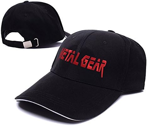 SUTONG Metal Gear Solid Logo Adjustable Baseball Caps Unisex Snapback Embroidery Hats
