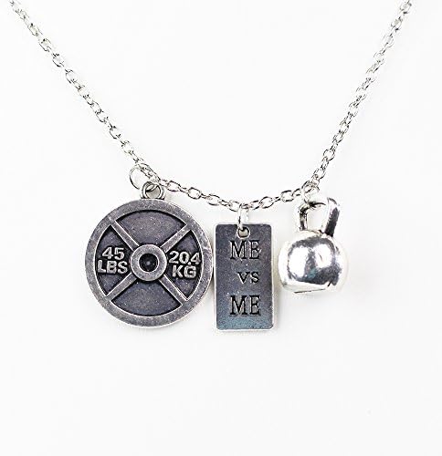 The Ultimate Competitor | Me vs. Me | Fitness Necklace | Kettlebell Necklace