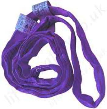 20 Ft. Purple Polyester Endless Roundsling / Round Sling 2,600lb Vertical Load Limit (Violet Round Sling)- FREE SHIPPING!