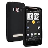 GTMax Black Extended Battery Silicone Skin Cover Case for Sprint HTC EVO 4G ....