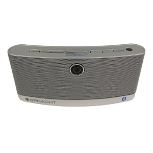 Spracht WS-4010 Aura BluNote Portable Wireless Speaker System with Bluetooth--Stream Music Wirelessly from Any Bluetooth Device Spracht WS-4010 Aura BluNote Portable Wireless Speaker System with Bluetooth--Stream Music Wirelessly from Any Bluetooth Device