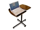 Walnut Finish Adjustable Laptop Computer Desk Stand