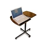 Walnut Finish Adjustable Laptop Computer Desk Stand