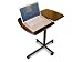 Walnut Finish Adjustable Laptop Computer Desk Stand
