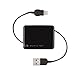 SCOSCHE Retractable Lightning Cable BK - Retail Packaging - Black