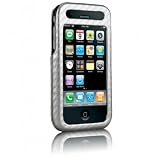 Case-Mate Carbon Fiber Leather Case for iPhone 3G, 3G S (Silver)