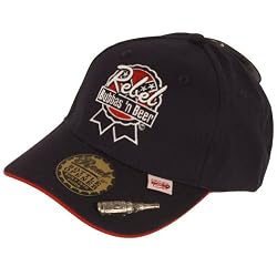 Rebel Bubbas N Beer Hunting Bottle Cap Opener Hat Navy