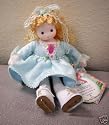 GREEN TREE MUSICAL DOLL Blue Figure Skater