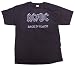 Impact Men's AC/DC Back In Black Short Sleeve T-Shirt,Black,Medium