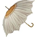 Galleria White Daisy Stick Umbrella
