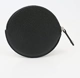 Six Degrees London Round Coin Purse with leather puller