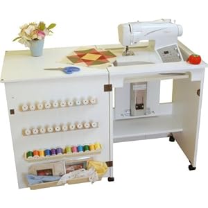 Arrow-Sewing-Cabinet-w-EZ-Lift-Air-Mechanism-Crisp-White-98501