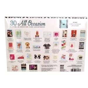 30 All Occasion Handmade Greeting Card Assortment