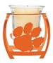 Collegiate Licensed Candle Holder Clemson University