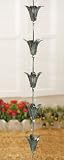 CBK Ltd 112-Inch H Lily Design Rain Chain