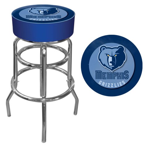 NBA Memphis Grizzlies Padded Swivel Bar Stool
