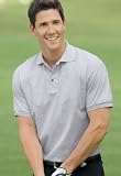 Jerzees 100% Cotton Jersey Mens Golf Shirt
