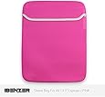 iBenzer - Sleeve Bag Cover Case for ALL Laptop 13" 13 inch Macbook Pro/ Macbook Unibody / Macbook Air (MMP13BAG/PK Pink)