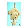 Russ Berrie Cozy Cuddles Musical Pulldown Tan Bear