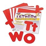 TREND T79902 - Ready Letters Casual Combo Set, Red, 4h, 182/Set