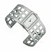 

Elle Women's Sterling Silver Waffle Cuff Watch #SW2851AS