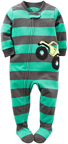 Carter's Boys 1 Pc Fleece, Turquoise Truck, 2T