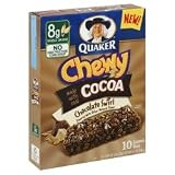 Quaker Chewy Granola Bars, Chocolate Swirl w/ Real Cocoa, 10 bars, 8.4 Oz. Net (Pack of 3 Boxes) Quaker Chewy Granola Bars, Chocolate Swirl w/ Real Cocoa, 10 bars, 8.4 Oz. Net (Pack of 3 Boxes)