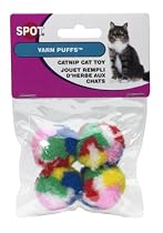 Ethical Kitty Yarn Puffs Cat Toys, 4 Small Balls

