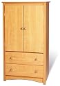 Prepac Sonoma Maple 2-Door Armoire