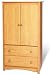 Prepac Sonoma Maple 2-Door Armoire