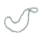 AugustinaJewelry Single Strand 18 Inch 8MM Gray Shell Pearl Necklace