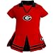 Georgia Bulldogs Red Toddler One Piece Cheerleader Dress