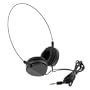 GTMax Black 3.5mm Stereo Headset for Sony Walkman 4GB 8GB Video MP3 Player S736 S738 / Walkman 8GB Video MP3 Player S638 / Walkman 4GB 8GB Video MP3 Player E436 E438 / Walkman 1GB 2GB MP3 Player B133 B135