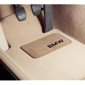 BMW 7 Series Carpeted Floor Mats (2002 - 2008) 745i 750i - Beige