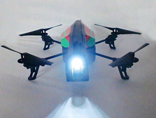 Teenitor For Parrot AR Drone 2.0 & 1.0 Quadcopter Bright White Head Light Kit with Power Adapter Y Connector