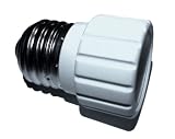 E26 E27, Edison Screw to GU10 Bayonet Base Adapter, Set of 2