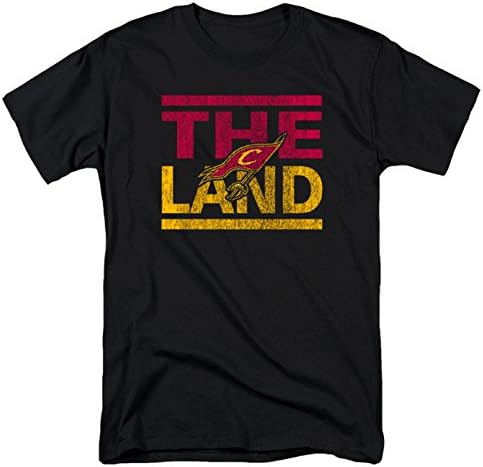 Famous Panda Cleveland Cavaliers The Land Men's T- Shirt (XL, Black)