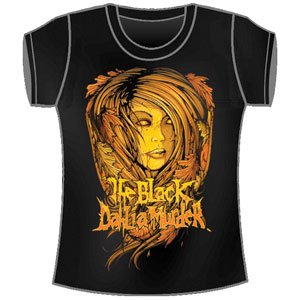 The Black Dahlia Murder Girls Gold & Orange T-Shirt