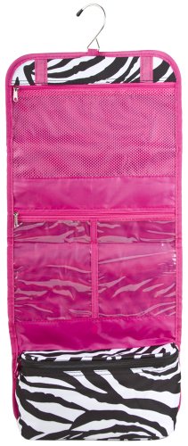 Ever Moda Designer Print Collection Hanging Cosmetic Bag