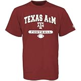 Russell Texas A&M Aggies Maroon Football T-shirt