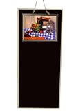 Board Designs VAD-14 Vintage Art Chalkboard, Checkered Tablecloth Design