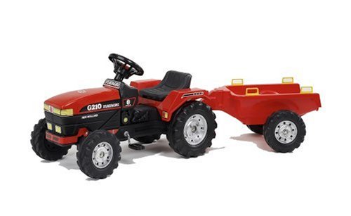 Childrens Toyshop  Toys : Falk - Fiat Agri G210 + Trailer (Sit and Ride)