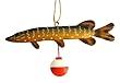 5.5" Barracuda with Buoy Fishing Christmas Ornament