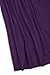 Women Sleeveless Tunic Top Pleated V Neck Tanks Vest Purple L