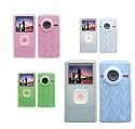 4 Colour Pack - Silicone Skin Cases for Pure Digital Flip Ultra HD Video Digital Camcorder - Colours : Blue, Green, White, Pink - AAA Products