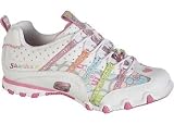 Skechers Little Kid/Big Kid Bikers - Dignity Sneaker,White/Multi,13 M US Little Kid